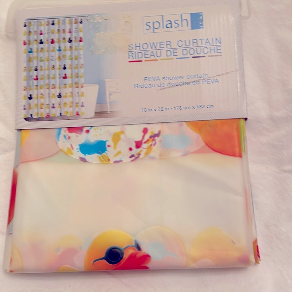 Ducky shower curtain nwt